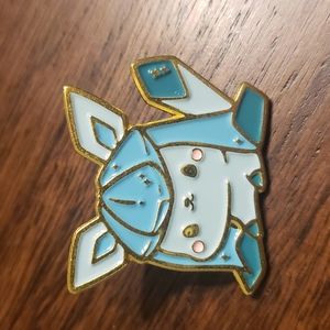Pocket Monsters Cute Chibi Glaceon Pokémon Enamel Pin